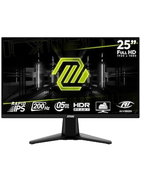 Monitor gamer Msi MAG 255F E20 Ips Full HD 25 pulgadas MAG 255F E20