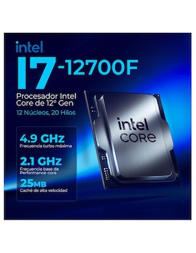 Computadora gamer Xtreme Pc Gaming XTPCI732GB5050MCHW 23.8 pulgadas Full HD Intel Core i7 NVIDIA GeForce RTX 5050 32 GB RAM 1 TB SSD