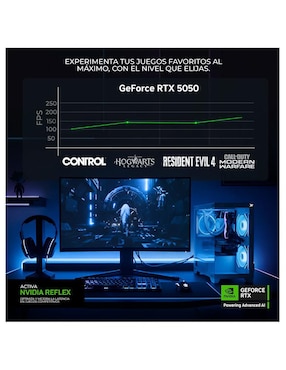 Computadora gamer Xtreme Pc Gaming XTPCI732GB5050MCHW 23.8 pulgadas Full HD Intel Core i7 NVIDIA GeForce RTX 5050 32 GB RAM 1 TB SSD