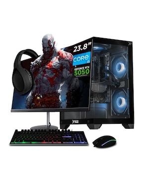 Computadora gamer Xtreme Pc Gaming XTPCI532GB5050MCHB 23.8 pulgadas Full HD Intel Core i5 NVIDIA Geforce RTX 5050 16 GB RAM 1 TB SSD
