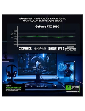 Computadora gamer Xtreme Pc Gaming XTPCI532GB5050MCHW 23.8 pulgadas Full HD Intel Core i5 NVIDIA GeForce RTX 5050 16 GB RAM 1 TB SSD