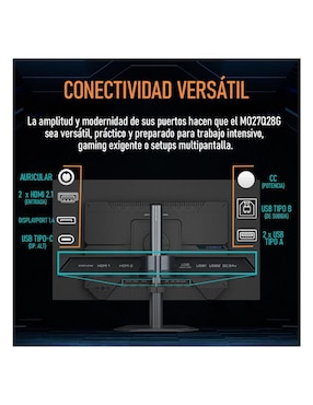 Monitor Gigabyte MO27Q28G Standard WQHD 27 pulgadas