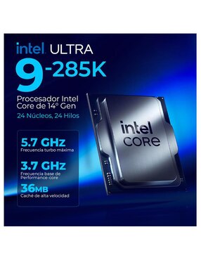 Computadora gamer Xtreme Pc Gaming XTPBAU964GB55090A31W Intel Core Ultra 9 NVIDIA GeForce RTX 5090 32 GB RAM 1 TB SSD