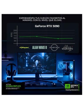 Computadora gamer Xtreme Pc Gaming XTPBAU964GB55090A31W Intel Core Ultra 9 NVIDIA GeForce RTX 5090 32 GB RAM 1 TB SSD