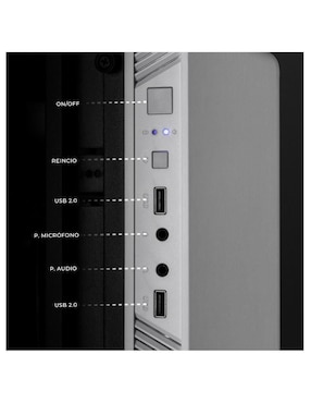 Computadora gamer Xtreme PC Gaming XTPCR516GBVEGA11MPW 23.8 pulgadas Full HD AMD Ryzen 5 AMD Radeon Vega 11 16 GB RAM 500 GB SSD