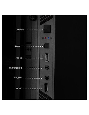 Computadora gamer Xtreme Pc Gaming XTPCR516GBVEGA11MPB 23.8 pulgadas Full HD AMD Ryzen 5 AMD Radeon Vega 11 16 GB RAM 500 GB SSD