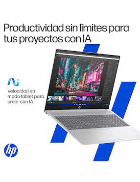 Laptop Thin & Light HP Omnibook 5 Laptopai 16-AF1073LA 16 pulgadas 2K Intel Core Ultra 7 255U integradas 16 GB Ram 512 GB SSD