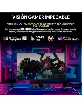 Monitor gamer Msi standard 4K/UHD 32 pulgadas MPG 321URX QD-OLED
