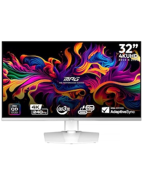 Monitor gamer MSI MPG 321URXW QD-OLED Standard 4K/UHD 32 pulgadas