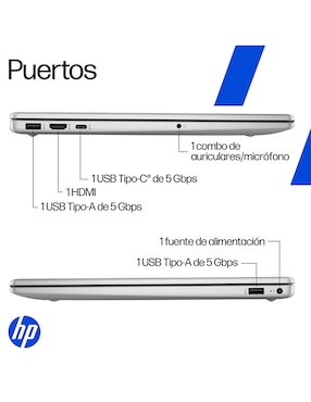Laptop thin & light touch HP 15-fd0333la 15.6 pulgadas Full HD Intel Core i3 integradas 8 GB RAM 512 GB SSD