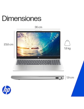 Laptop thin & light touch HP 15-fd0333la 15.6 pulgadas Full HD Intel Core i3 integradas 8 GB RAM 512 GB SSD