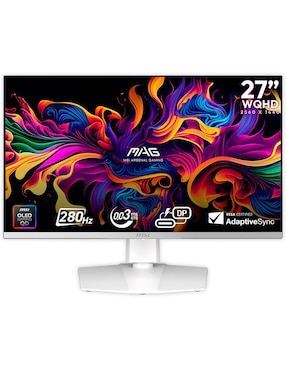 Monitor gamer Msi Standard WQHD 27 pulgadas MAG 272QPW QD-OLED X28