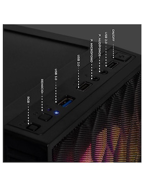 Computadora gamer Xtreme Pc Gaming XTPCR516GBVEGA11FB AMD Ryzen 5 AMD Radeon Vega 11 16 GB RAM 1 TB SSD