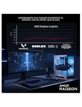 Computadora gamer Xtreme Pc Gaming XTPCR516GBVEGA11FB AMD Ryzen 5 AMD Radeon Vega 11 16 GB RAM 1 TB SSD