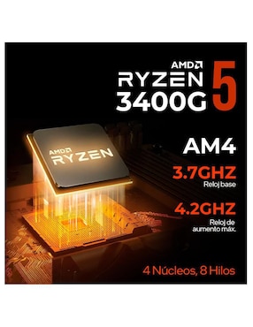 Computadora gamer Xtreme Pc Gaming XTPCR516GBVEGA11MFW 23.8 pulgadas Full HD AMD Ryzen 5 AMD Radeon Vega 11 16 GB RAM 1 TB SSD