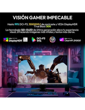 Monitor gamer MSI MAG 272QP QD-OLED X50 standard WQHD 27 pulgadas MAG 272QP QD-OLED X50