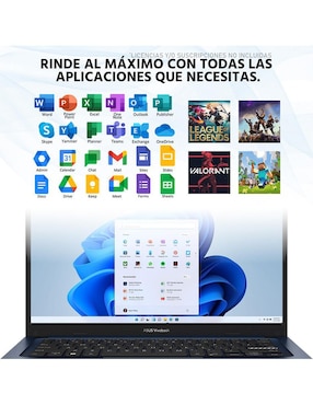 Laptop Asus Vivobook 14 14 pulgadas Full HD Intel Core i7 Intel Iris XE 16 GB RAM 512 GB SSD