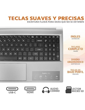 Laptop Acer Aspire Lite 15 15.6 pulgadas Full HD AMD Ryzen 5 AMD Radeon 32 GB RAM 512 GB SSD