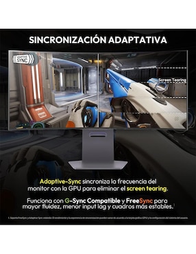 Monitor gamer LG Ultragear Standard UWQHD 34 pulgadas 34GS95QE