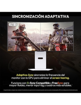 Monitor gamer LG Ultragear Standard UWQHD 34 pulgadas 34GX90SA-W