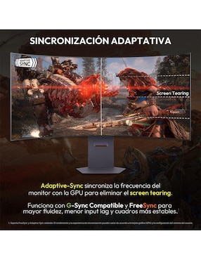 Monitor gamer LG Ultragear Standard UWQHD 45 pulgadas 45GX90SA