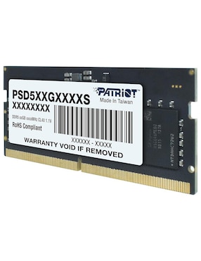 Memoria ram sodimm DDR5 Patriot 16 GB PSD516G560081S individual