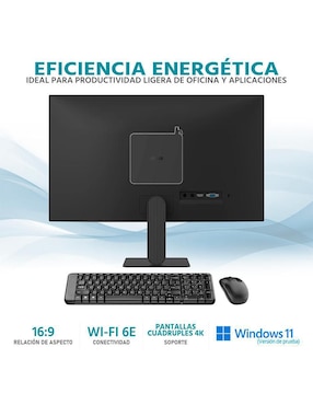 Computadora de escritorio Asus NUC 13 PRO Intel Core i5 Intel Iris Xe 16 GB RAM 250 GB SSD