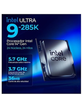 Computadora gamer Xtreme Pc Gaming XTMSIU964GB55080110RW Intel Core Ultra 9 285K NVIDIA GeForce RTX 5080 32 GB RAM 1 TB SSD