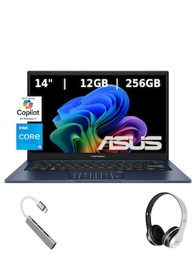 Laptop Asus Vivobook 14 pulgadas Full HD Intel Core i5 Intel Iris Xe 12 GB RAM 512 GB SSD