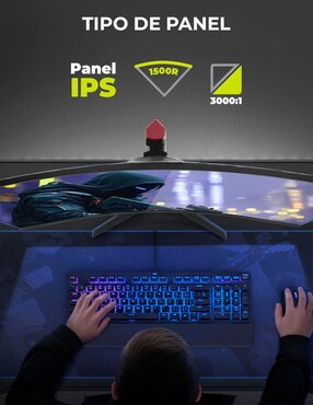 Monitor gamer Yeyian IPS UWQHD 34 pulgadas ELYSIUM34 YMC-IP434-P2