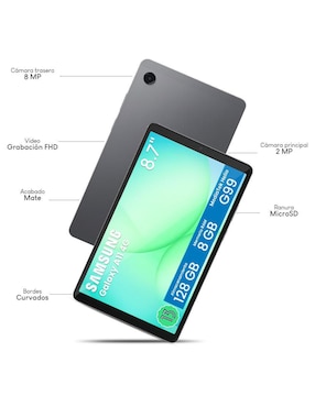 Tablet Samsung X133NZAEMXO 8.7 pulgadas 128 GB de almacenamiento de 8 GB RAM