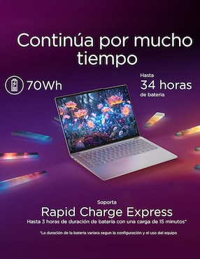Laptop thin & light Lenovo 83JX0005LM 14 pulgadas WQXGA Intel Core Ultra 5 Integradas 32 GB RAM 512 GB SSD