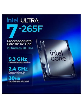 Computadora gamer Xtreme Pc Gaming XTPCU732GB55060TIMAE 32 pulgadas QHD Intel core ultra 7 NVIDIA GeForce RTX 5060 Ti 32 GB RAM 1 TB SSD