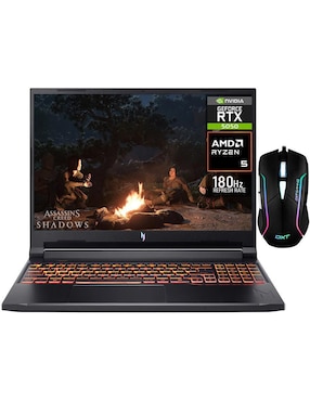 Laptop gamer Acer Nitro V 16 pulgadas Full HD+ AMD Ryzen 5 NVIDIA GeForce RTX 5050 24 GB RAM 1 TB SSD