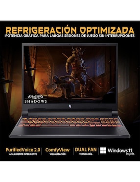 Laptop gamer Acer Nitro V 16 pulgadas Full HD+ AMD Ryzen 5 NVIDIA GeForce RTX 5050 24 GB RAM 1 TB SSD