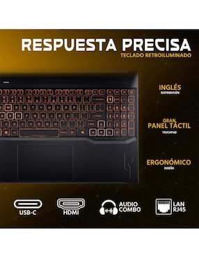 Laptop gamer Acer Nitro V 16 pulgadas Full HD+ AMD Ryzen 5 NVIDIA GeForce RTX 5050 24 GB RAM 1 TB SSD