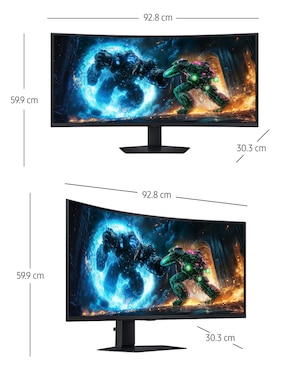 Monitor gamer Samsung VA UWQHD 40 pulgadas LS40FG750ELXZX