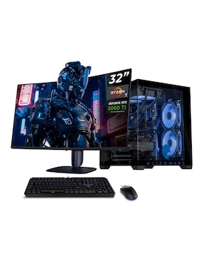 Computadora gamer Xtreme Pc Gaming XTPCR732GB5060TIMAE 32 pulgadas QHD AMD Ryzen 7 NVIDIA GeForce RTX 5060 Ti 32 GB RAM 1 TB SSD