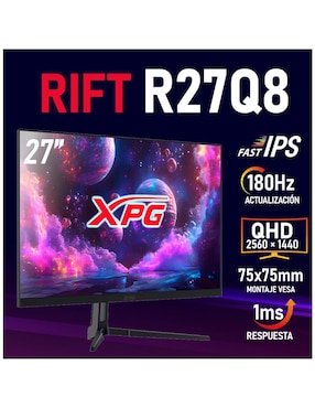 Monitor gamer Xpg IPS QHD 27 pulgadas R27Q8-BKCMX