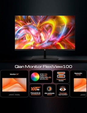 Monitor qian prolite 22 flexiview100 va full hd 21.5 pulgadas qmf