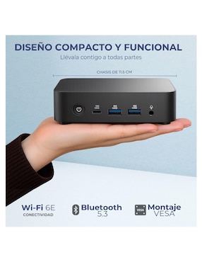 Mini pc Asus NUC 14 Essential Intel N150 integrada 16 GB RAM 512 GB SSD