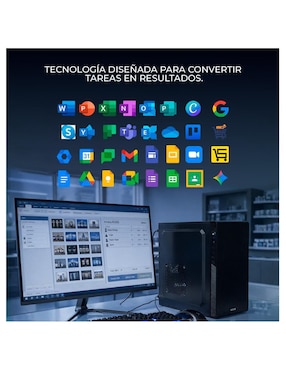 Computadora de escritorio Xtreme Pc Gaming intel n100 intel uhd graphics 8 gb ram 256 gb ssd