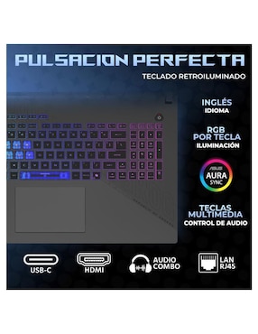 Laptop gamer Asus ROG Strix G18 18 pulgadas WQXGA AMD Ryzen 9 NVIDIA GeForce RTX 5070 32 GB RAM 1 TB SSD