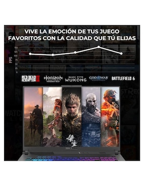 Laptop gamer Asus ROG Strix G18 18 pulgadas WQXGA AMD Ryzen 9 NVIDIA GeForce RTX 5070 32 GB RAM 1 TB SSD