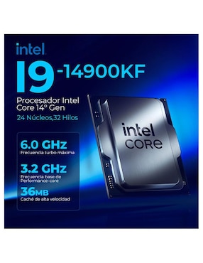 Computadora gamer Xtreme PC Gaming XTMSII932GB55070TI110RW Intel Core i9 NVIDIA GeForce RTX 5070 Ti 32 GB RAM 1 TB SSD