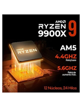 Computadora Gamer Xtreme PC Gaming XTHYR932GB55070TIM AMD Ryzen 9 NVIDIA GeForce RTX 5070 Ti 32 GB RAM 1 TB SSD