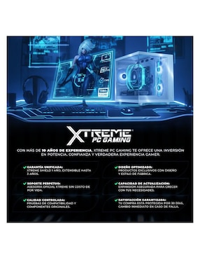 Computadora Gamer Xtreme PC Gaming XTHYR932GB55070TIM AMD Ryzen 9 NVIDIA GeForce RTX 5070 Ti 32 GB RAM 1 TB SSD
