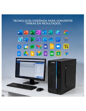 Computadora de escritorio Xtreme PC Gaming XTPCN116GBHD600MUB Intel N100 Intel UHD Graphics 16 GB RAM 500 GB SSD