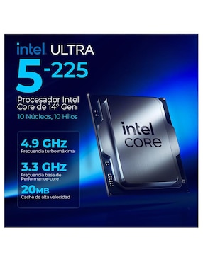 Computadora gamer Xtreme Pc Gaming XTBRU516GB5XETGB Intel Core Ultra 5 Integradas 16 GB RAM 1 TB SSD