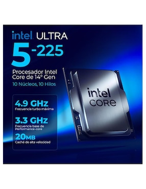 Computadora gamer Xtreme PC Gaming XTBRU516GB5XEMTGB
pulgadas Full HD Intel Core Ultra 5 integradas 16 GB Ram 1 TB SSD